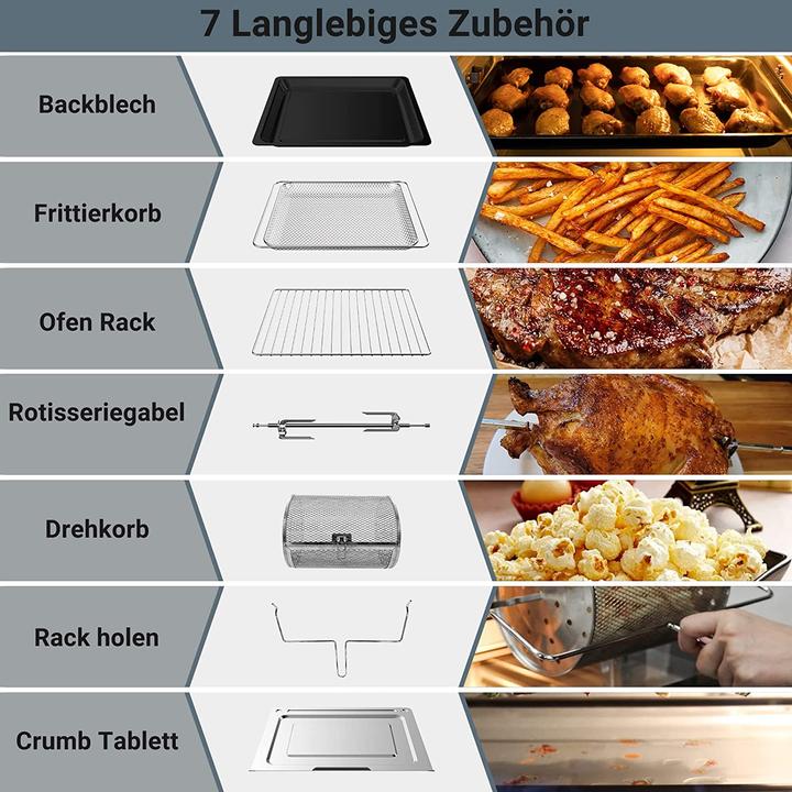 Produktbild Oimis Heissluftfritteuse Backofen