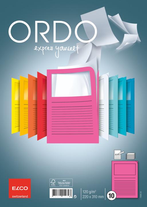 Immagine prodotto Elco Ordo Classico Fuchsia View Cover, 10 pezzi. (A4, 10 x)