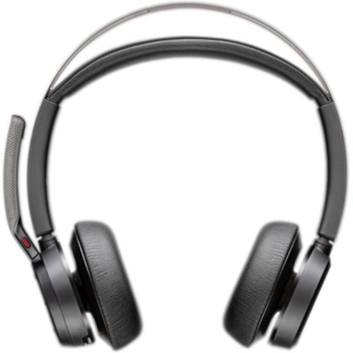 Produktbild Poly Voyager Focus 2 + USB-C/A-Adapter (Kabellos, USB-C, Microsoft Teams)