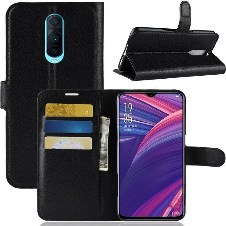 Screenguard Oppo RX17 Pro Leather Guard Lederhülle (Oppo RX17 Pro), Smartphone Hülle, Schwarz