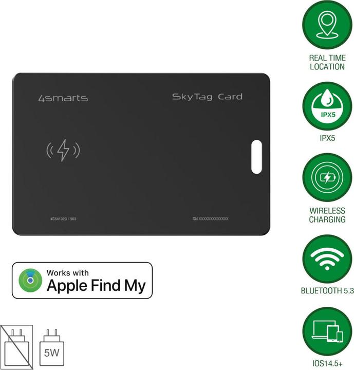 Produktbild 4smarts SkyTag Card (iOS, iPadOS)