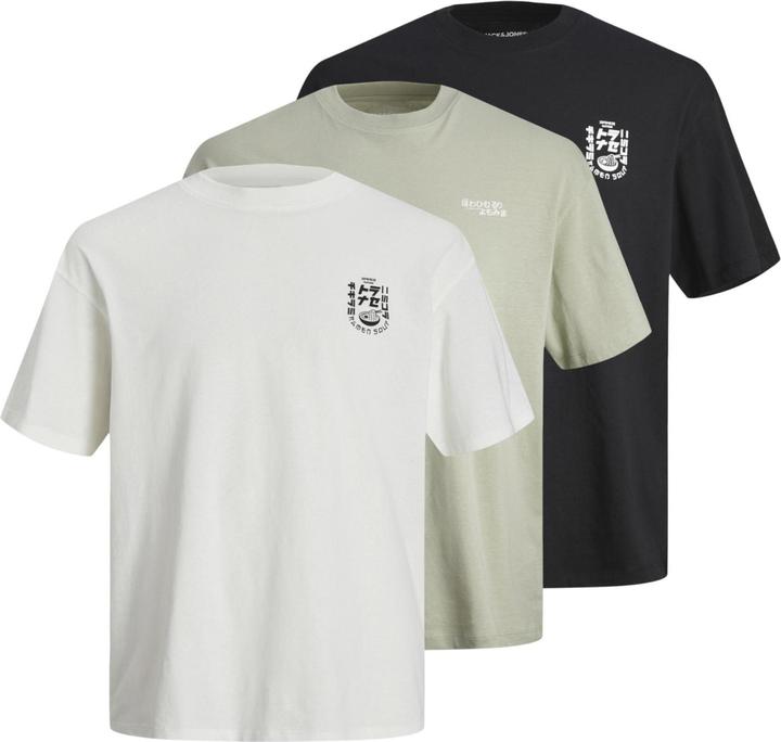 Produktbild Jack & Jones Jjdirk Tee Ss Crew Neck 3pk Mp (M)
