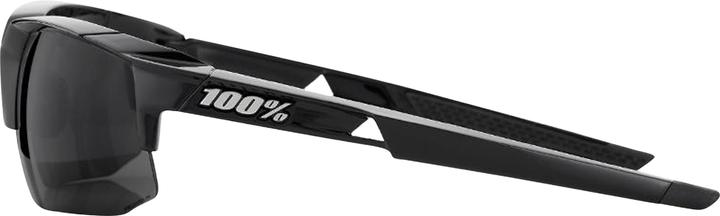 Produktbild 100% Sportbrille Speedcoupe - Polished Black (Polished Black, Grau)