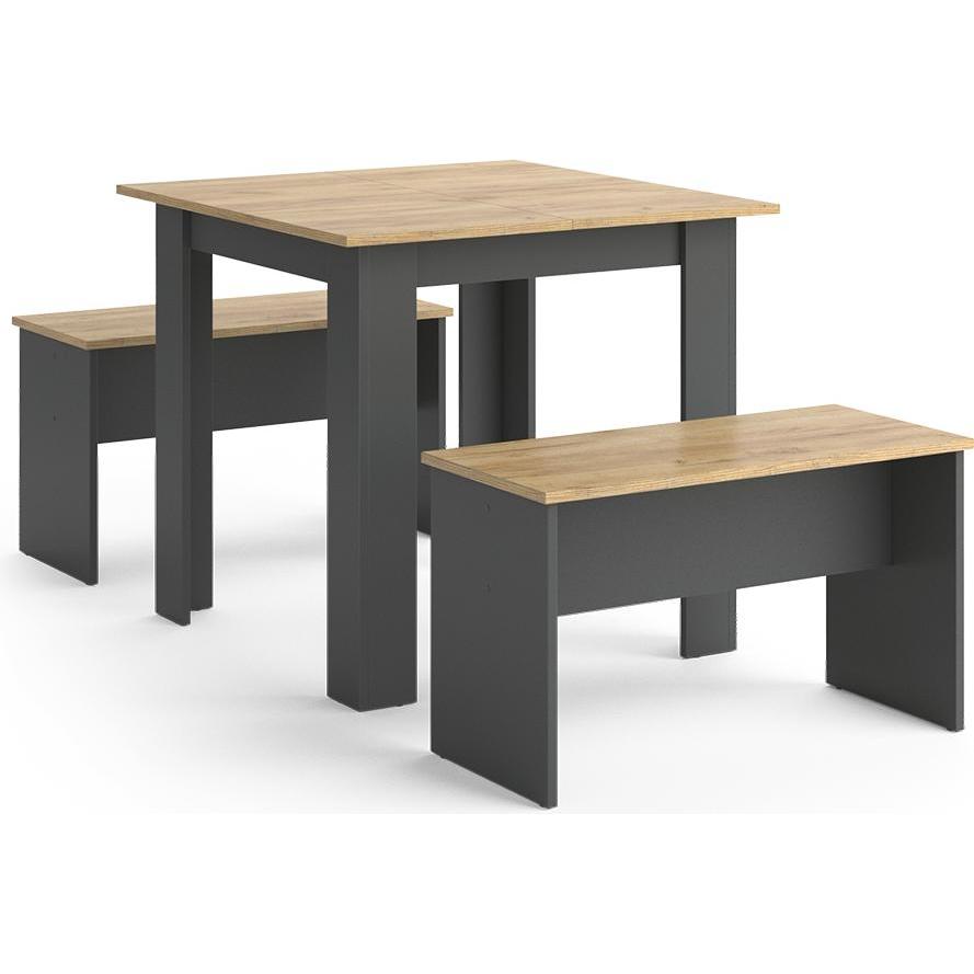 Vicco, Esstisch, Set Sentio (80 x 80 x 73 cm)