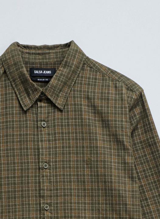 Immagine prodotto Salsa Jeans Langarmhemd Plaid Cotton Shirt (M)
