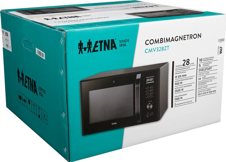 Produktbild Etna CMV328ZT - combi-magnetron - zwart (28 l)