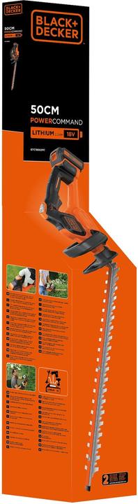 Productafbeelding Black & Decker Powercommand 2.0ah (Draadloze heggenschaar)