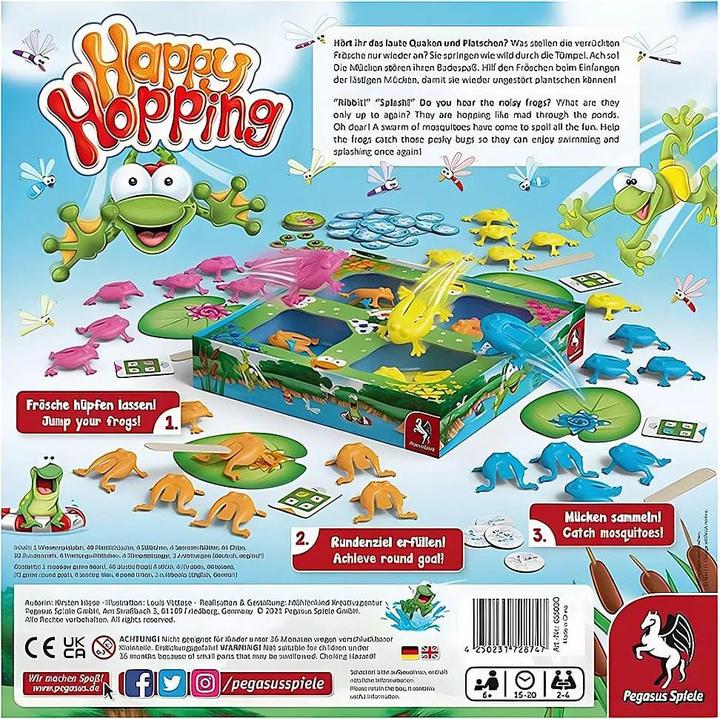 Actual product image Pegasus Happy Hopping (German, 2 - 4 Players)