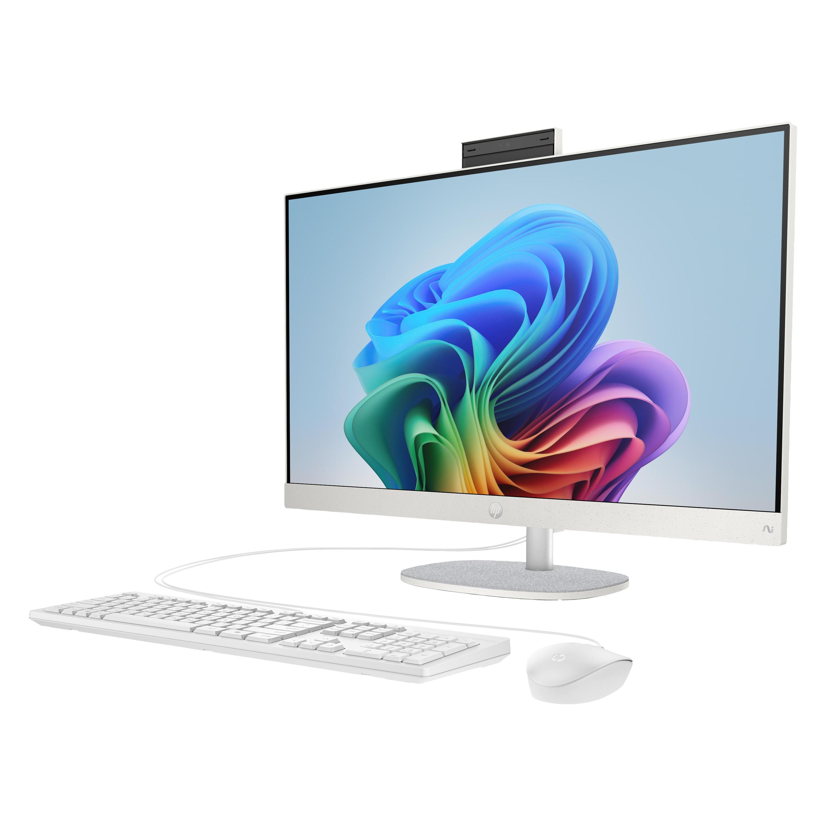 HP 27-ct2473ng Next Gen AI PC (512.00 GB, 16 GB, AMD Ryzen AI 7 350), PC, Weiss