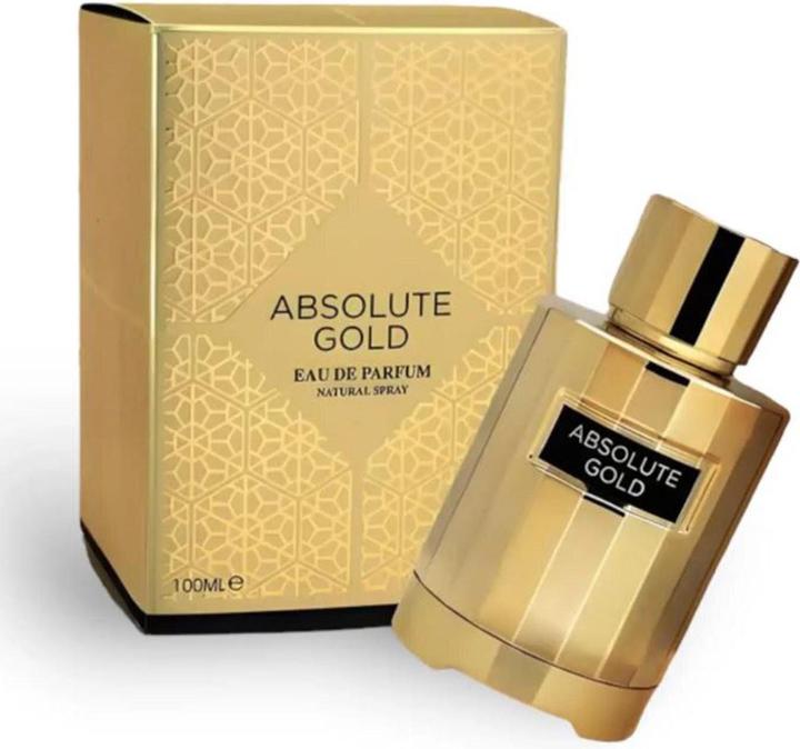 Maison Alhambra Absolute Gold Eau De Parfum 100ml von Fragrance World (Eau de Parfum, 100 ml)