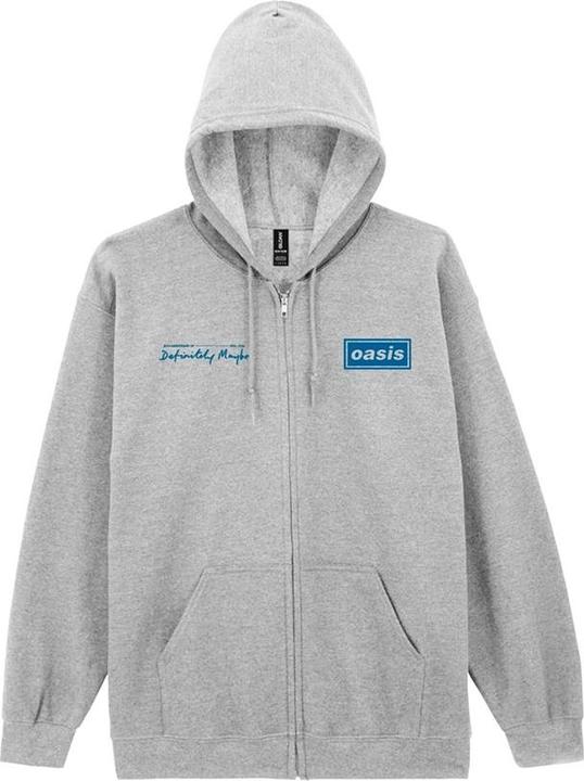 Actual product image Oasis Definitely Maybe Tracklistning HSWZ (Zipper-Hoodie) (S)