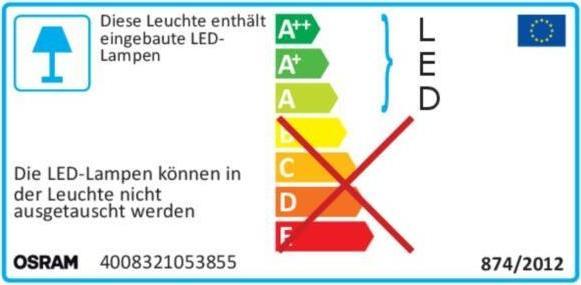 Energy Label Osram Lunetta (1x)