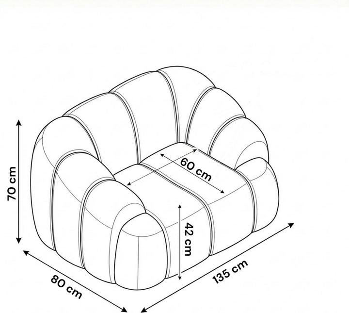 Produktbild Atelier del Sofa Octavio 1-Seat Sofa
