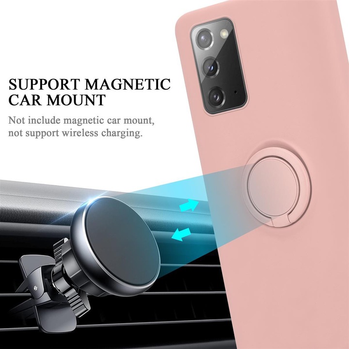 Actual product image Cadorabo TPU Liquid Ring Silicone Case Cover (Samsung Galaxy Note 20)