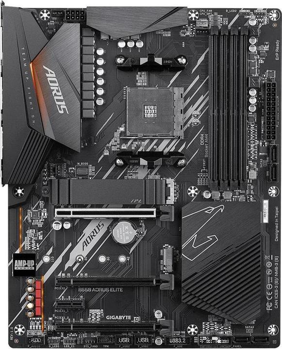 Actual product image Gigabyte B550 AORUS Elite V2 (AM4, AMD B550, ATX)