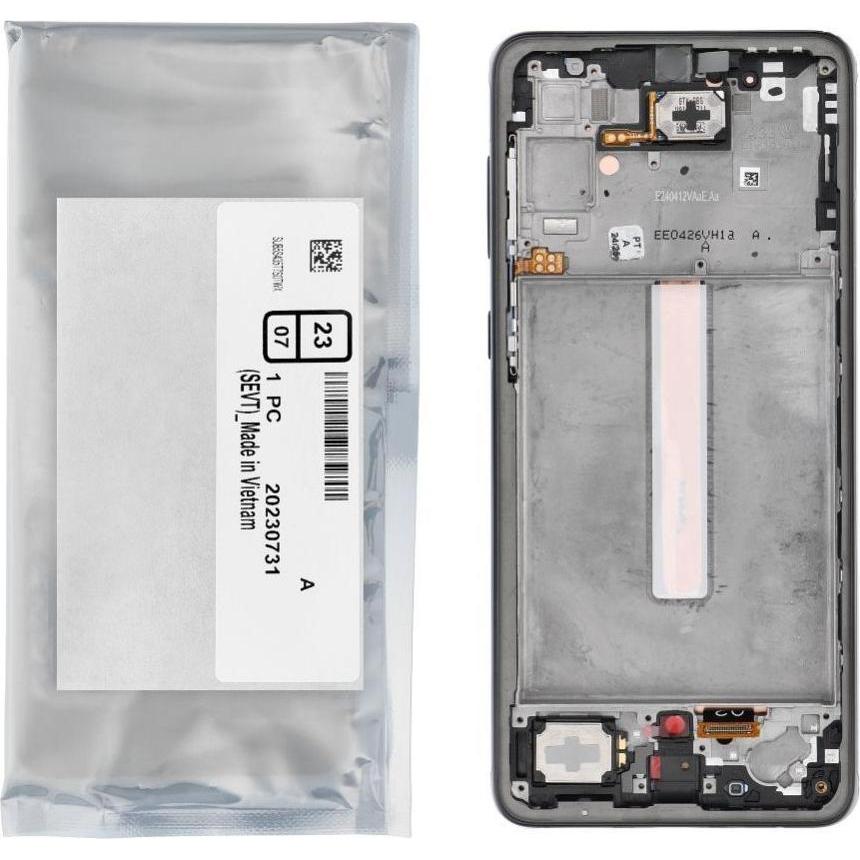 Samsung LCD display! ServicePack LCD Display A33 5G A336B GH82-28143A Black (Display), Mobilgerät Er