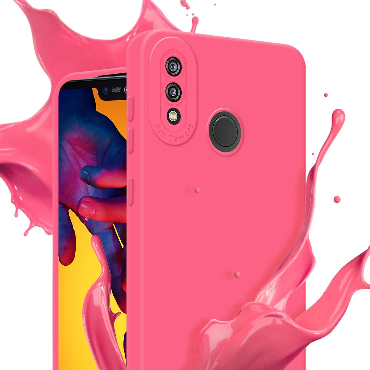 Thumbnail - Cadorabo Hülle für Huawei P20 LITE 2018 / NOVA 3E im TPU Fluid LM162 Style (Huawei Nova 3E), Smartphone Hülle, Rot