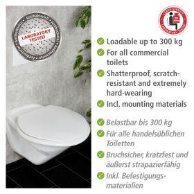 Actual product image Wenko XXL WC seat Torino Duroplast
