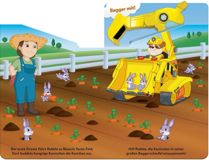 Actual product image Panini PAW Patrol: Bagger mit Rubble! (German, Panini, 2023)