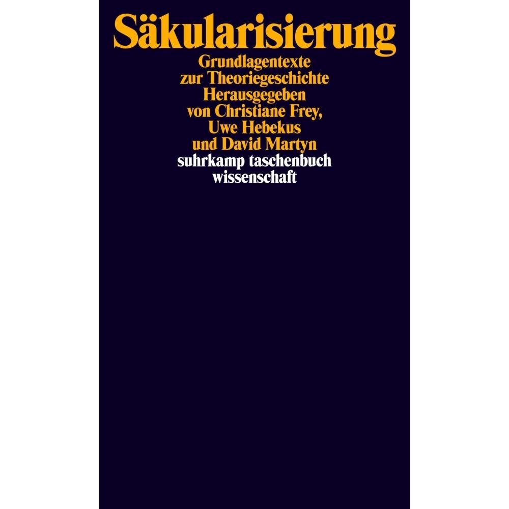 Thumbnail - Säkularisierung, Fachbücher von Christiane Frey, Uwe Hebekus, David Martyn