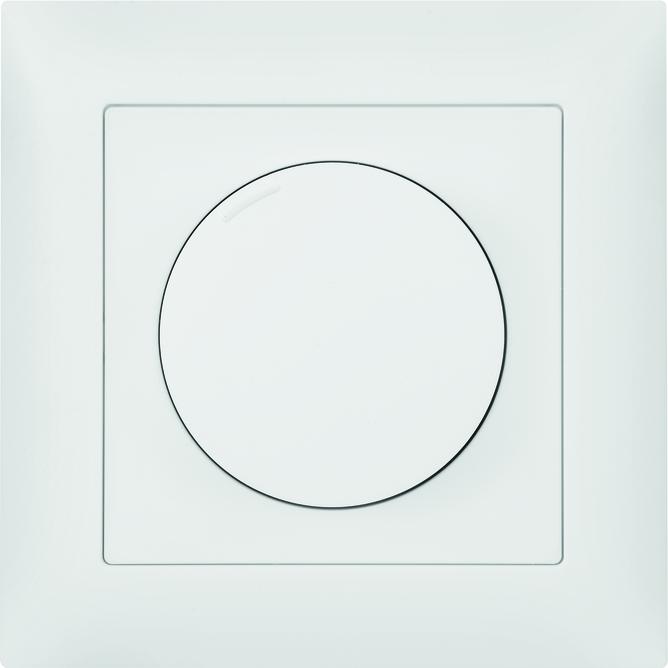 Produktbild Steffen UP Drehdimmer Phasenabschnitt, 20-300W/20-300 VA,88x88mm
