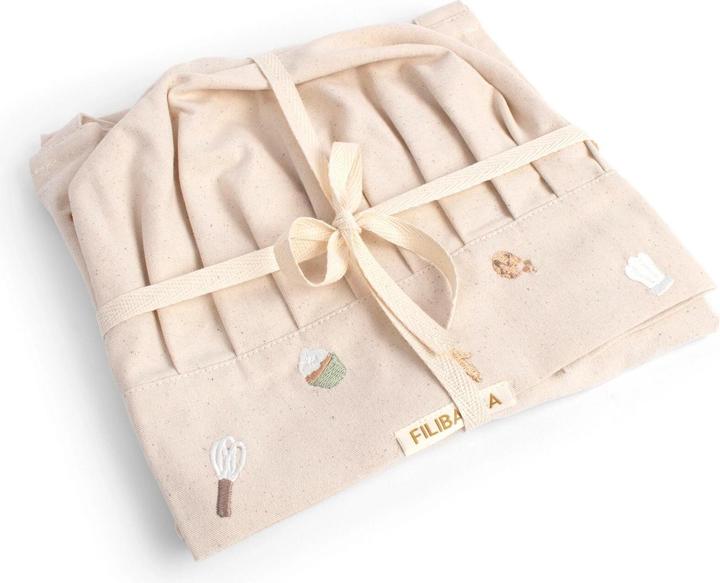 Produktbild Filibabba Kochschürze und Kochmütze Wonderful Winter Hase, Beige (60)