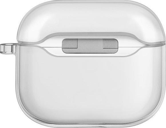 Actual product image Uniq case Glase AirPods 4 glossy clear (Headphone sleeve)