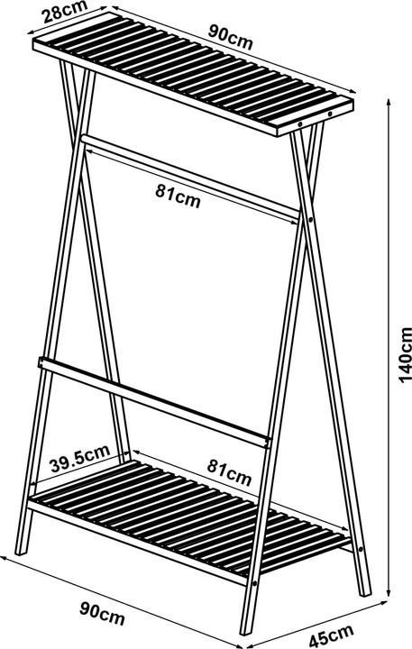 Actual product image Jamb Coat rack