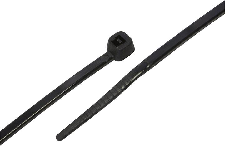Produktbild Steffen Kabelbinder schwarz 100mm x 2.5mm (Kunststoffkabelbinder, 100 mm, 100 Stk.)