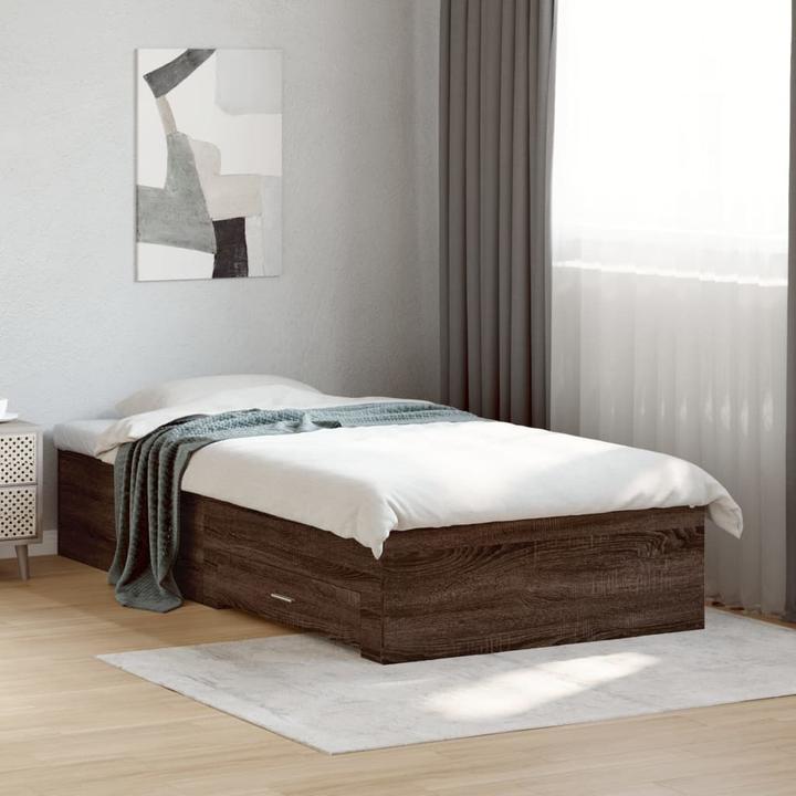 Image du produit VidaXL Cadre de lit avec tiroirs (75 x 190 cm)