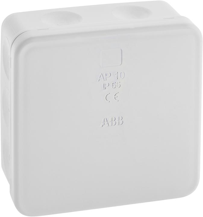 Hsb AP Abzweigdose ENSTO ws AP10 leer mit Membranen 100x100x45