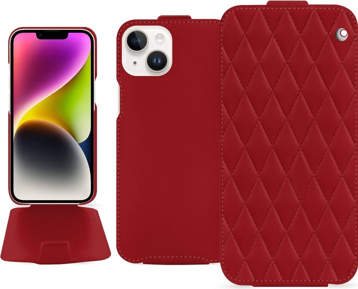 Productafbeelding Noreve Lederen omslag verticaal (Apple iPhone 15 Plus)