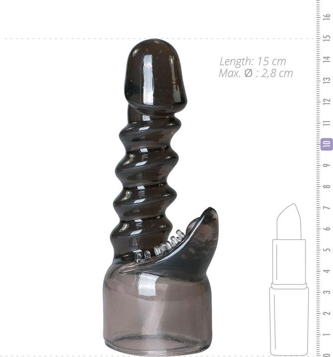 Actual product image Easytoys Attachment with realistic glans