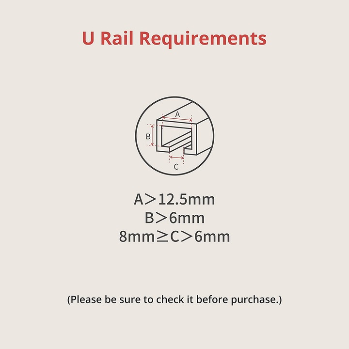 Actual product image SwitchBot U Rail 2