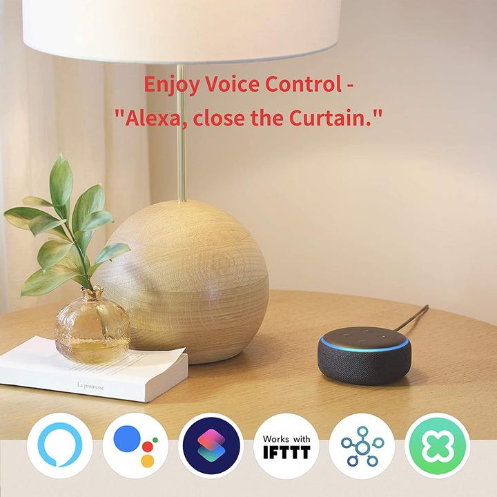 Productafbeelding SwitchBot Smart Curtain Motor U Rail 2 zwart
