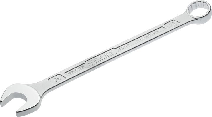 Produktbild HAZET Ring-Maulschlüssel 600N-29 ∙ Aussen Doppel-Sechskant-Tractionsprofil ∙ 29 mm (29 mm)