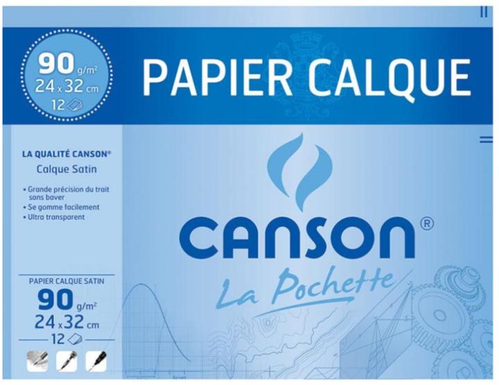 Actual product image Canson Transparent paper, satin finish, DIN A3, 90 gsm (A3)