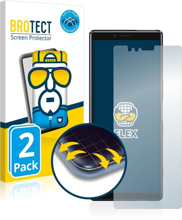Actual product image BROTECT Full-Cover Protector (2 Piece, Sony Xperia 1)
