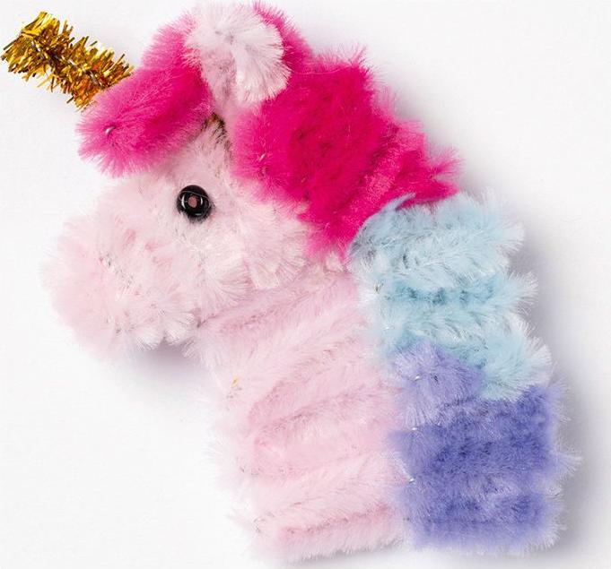 Productafbeelding Folia Pijpenrager veelkleurig chenilledraad Eenhoorn Ø 8,0 mm 10 stuks. (0.50 m)