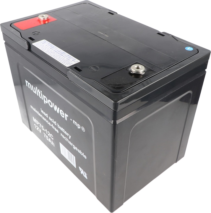 Actual product image Multipower MP75-12C Battery Lead PB 12Volt 75Ah (12 V, 75 Ah)