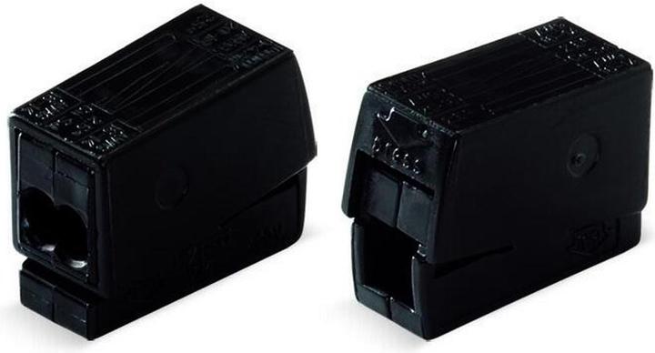 Actual product image Wago 224 Luminaire connector, Plug, 24A, Black, 0.5 2.5 mm²