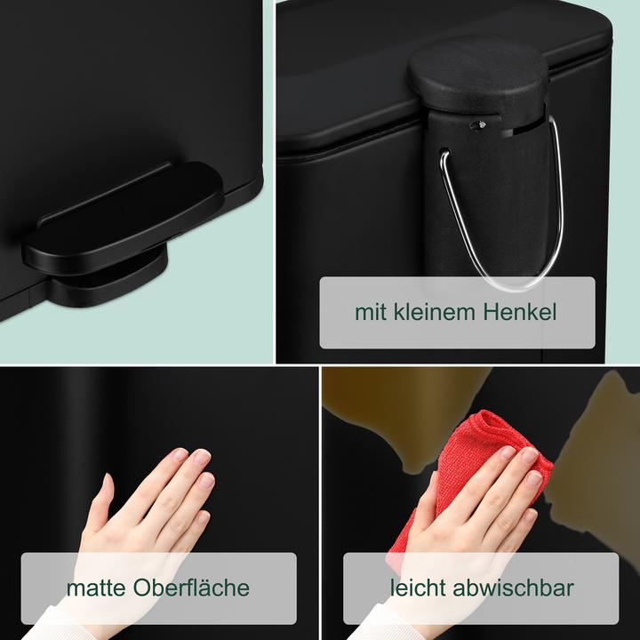 Produktbild Relaxdays Bad-Mülleimer (5 l)