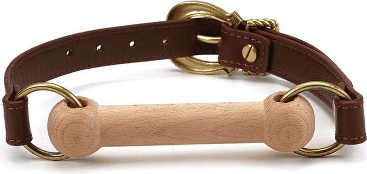 Actual product image Liebe Seele Leather Blinders with Gag