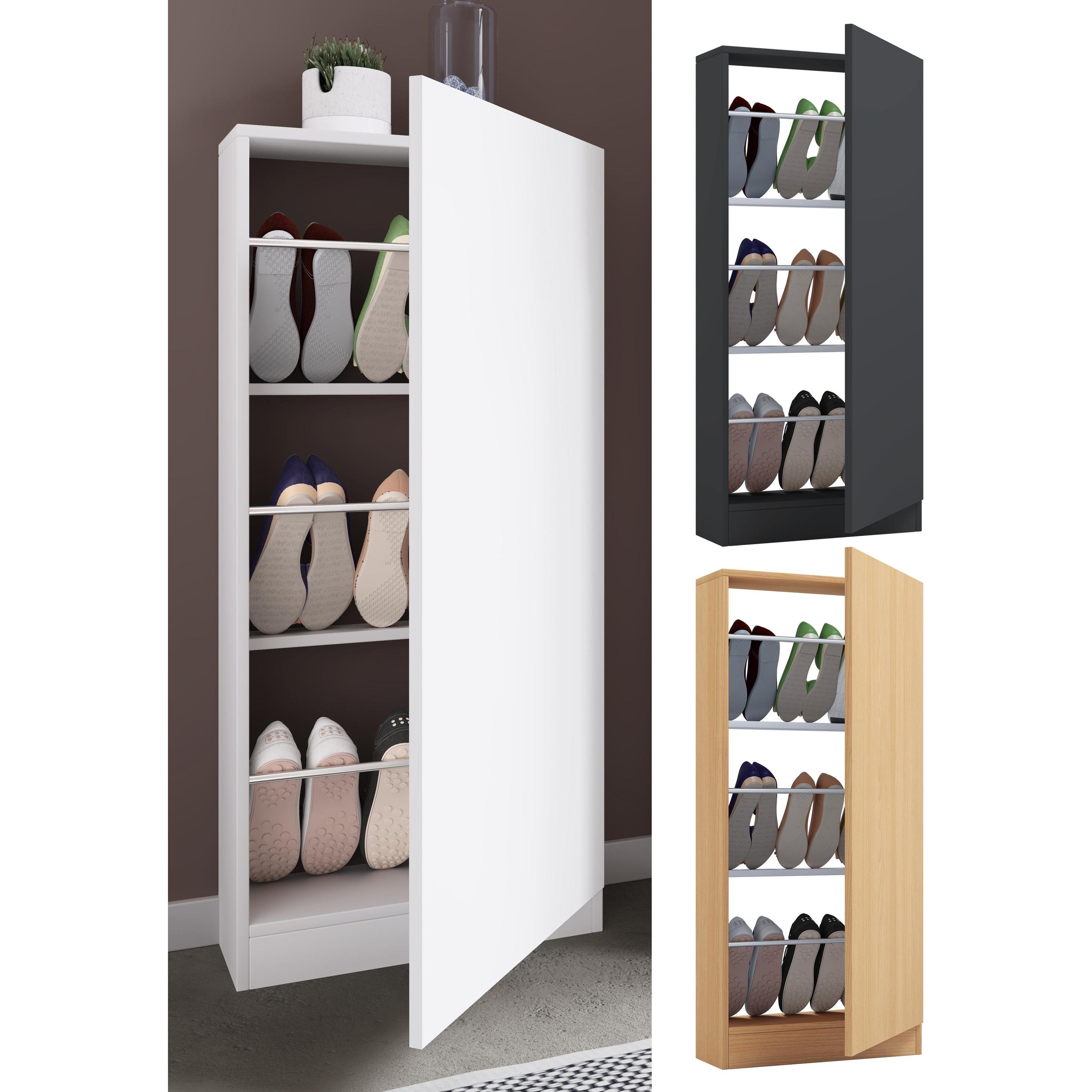 Thumbnail - VCM, Schuhschrank, Fulisa (50 x 17 x 112 cm)