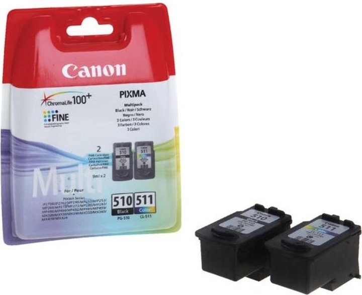 Produktbild Canon PG-510/CL-511 Ink Cartridge PVP (M, BK, C, Y)