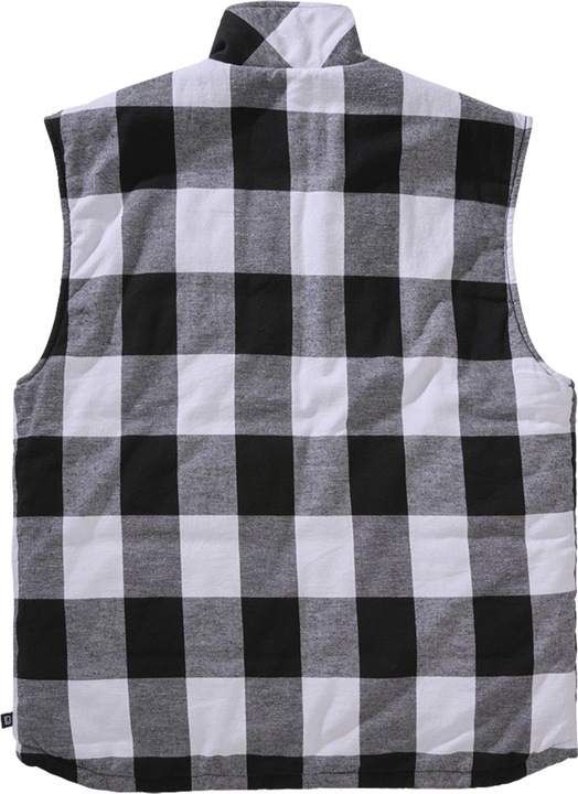Actual product image Brandit Lumber waistcoat size XL colour white/black (XL)