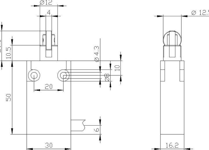 Produktbild Siemens Endschalter,Metall,30mm,w/Rolltaster