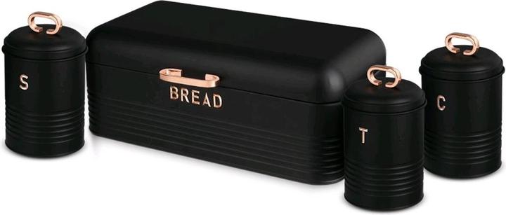 Actual product image BerlingerHaus 4-Piece Storage Set Black Rose Collection