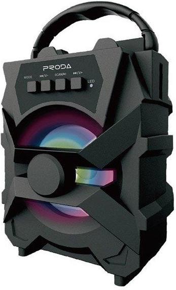 Actual product image Proda Xunshen Portable Wireless Bluetooth Speaker FM Radio + Micro SD (4 h, USB power delivery)