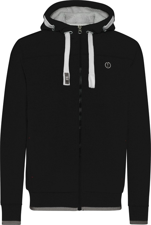 Image du produit Solid BenjaminZip Pile Veste En Sweat Avec Peau De Mouton Zippé Sweat-Shirt Pour Homme À CapucheDoub (S)